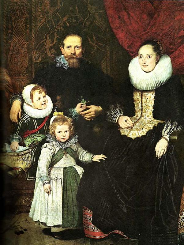 Cornelis de Vos the painter and his family oil painting picture